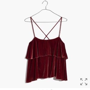 Madewell Velvet Cami